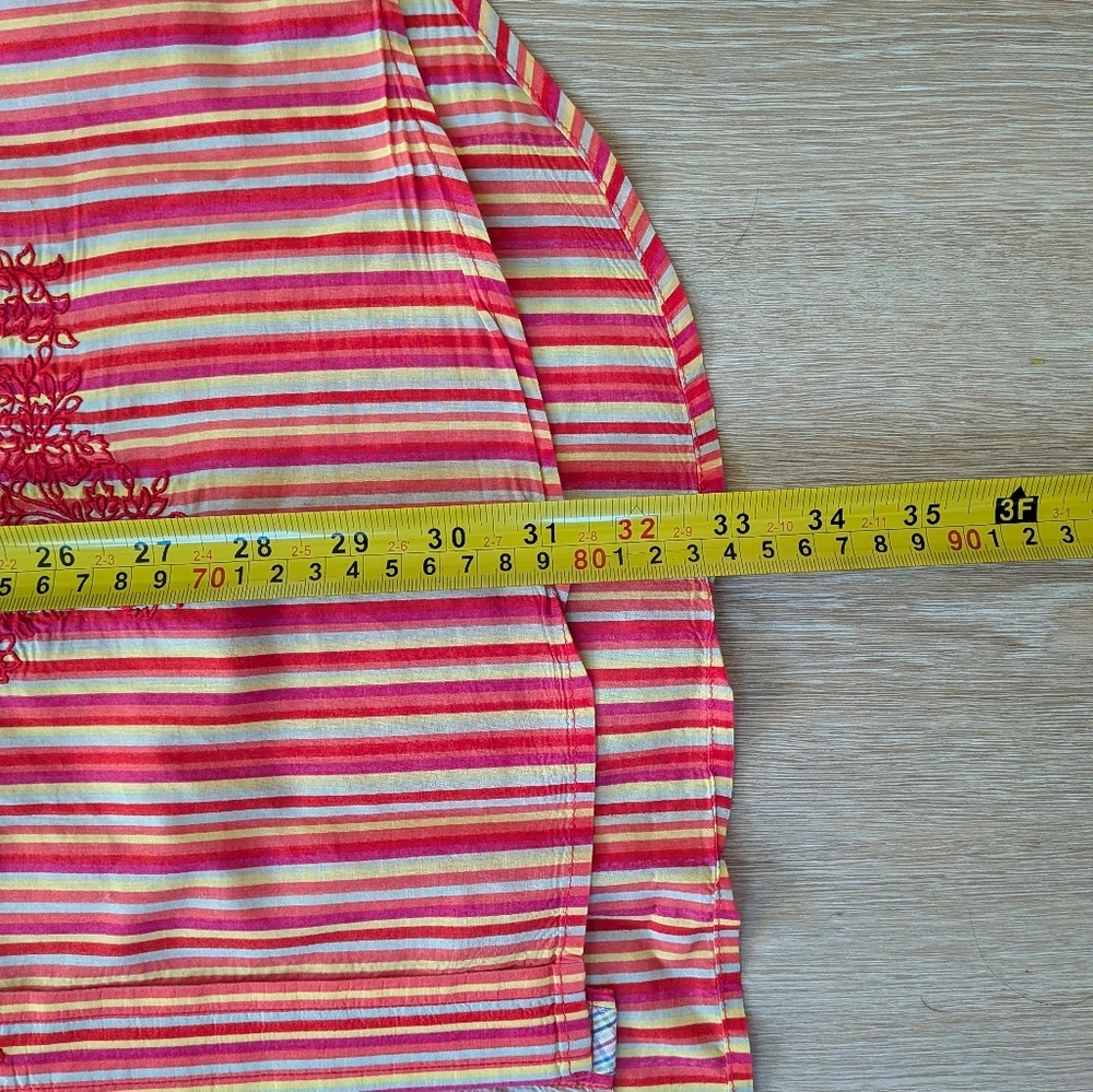 Robert Graham Shirt Men's XL Embroidered Striped - Picture 10 of 10